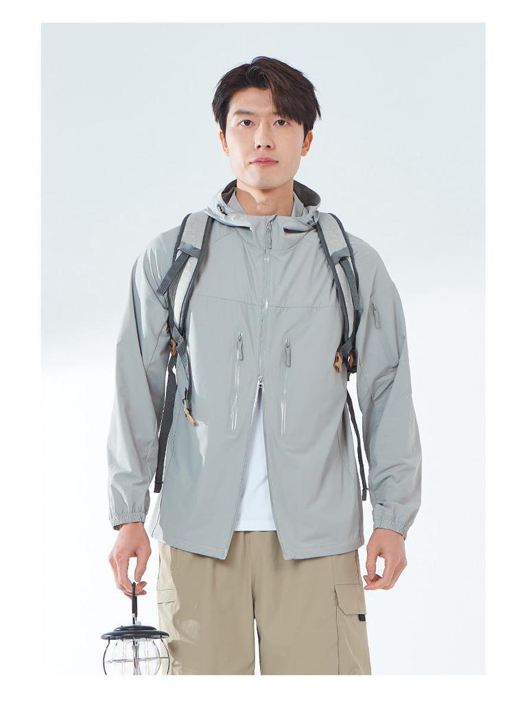 Trendy Waterproof Hooded Jacket: Lightweight Summer Sunscreen & Fishing Coat for Women & Men
