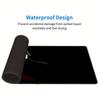 Halloween Horror Icon Large Gaming Mouse Pad Nonslip Rubber Base Waterproof Desk Mat For Office Pc Laptop