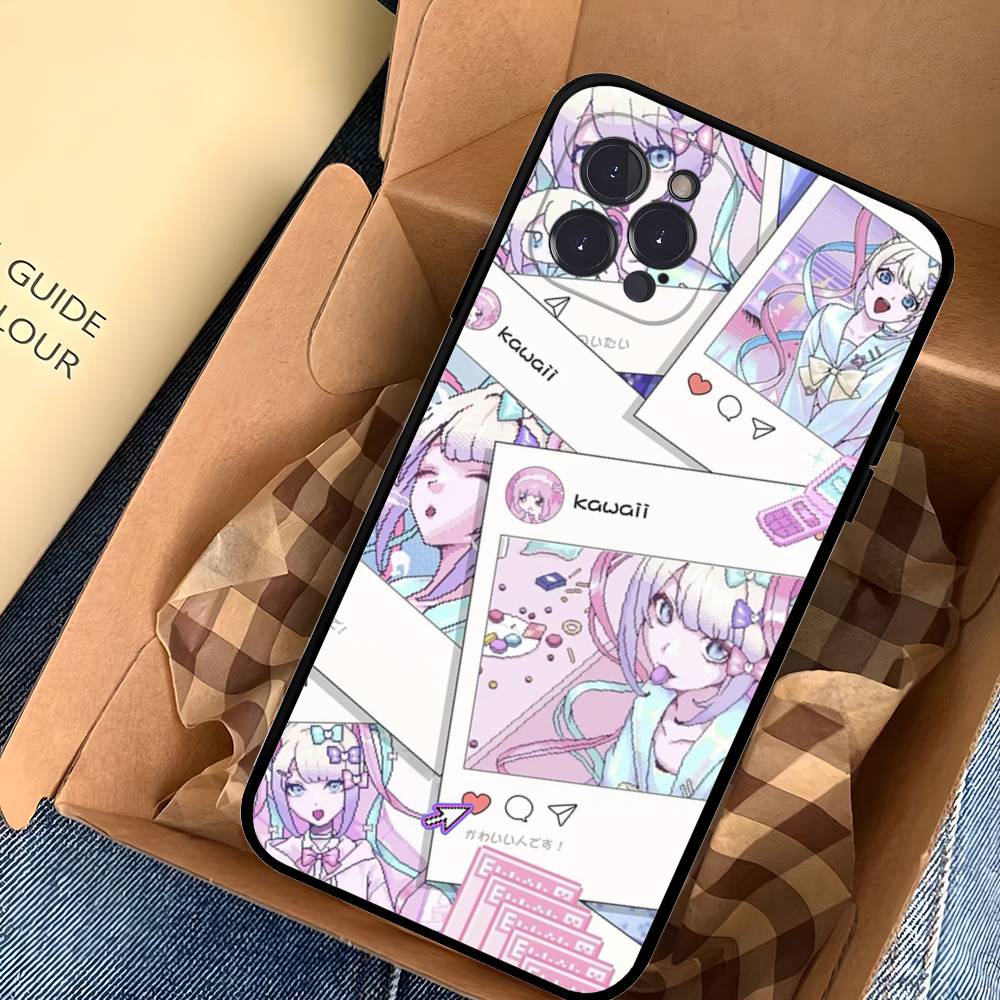 Needy Girl Overdose Game Phone Case For IPhone 17 Air 16 15 14 Plus 13 12 Mini 11 Pro Max Black Cover