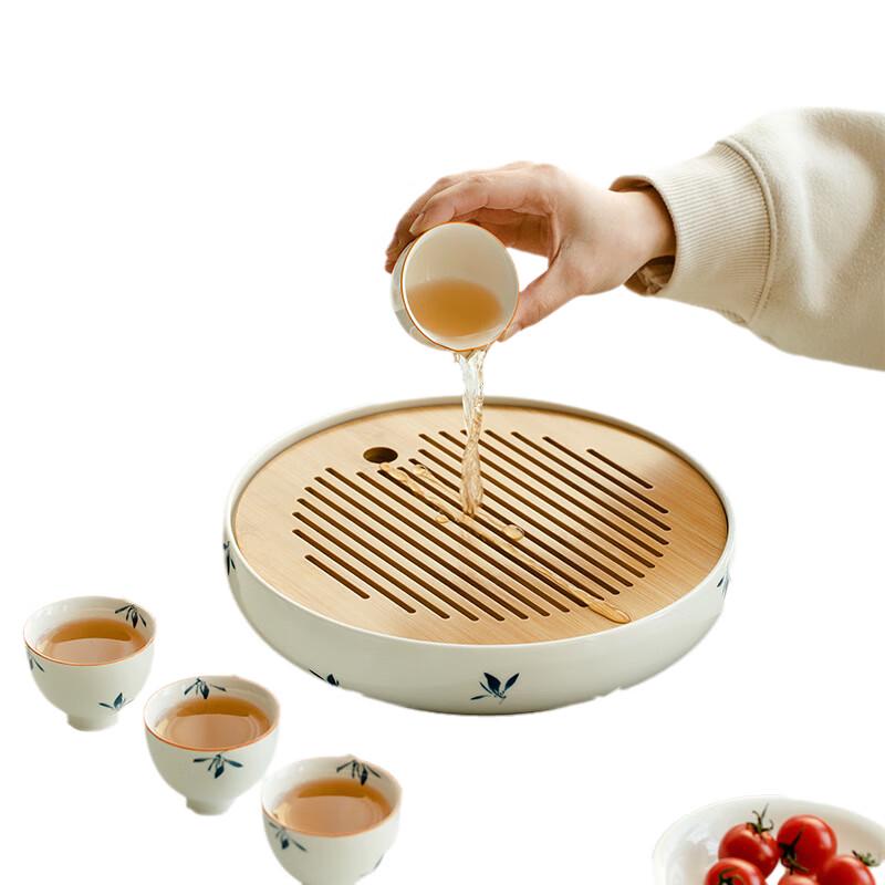 Tao Ding Xuan Butterfly Orchid Ceramic Gongfu Tea Set