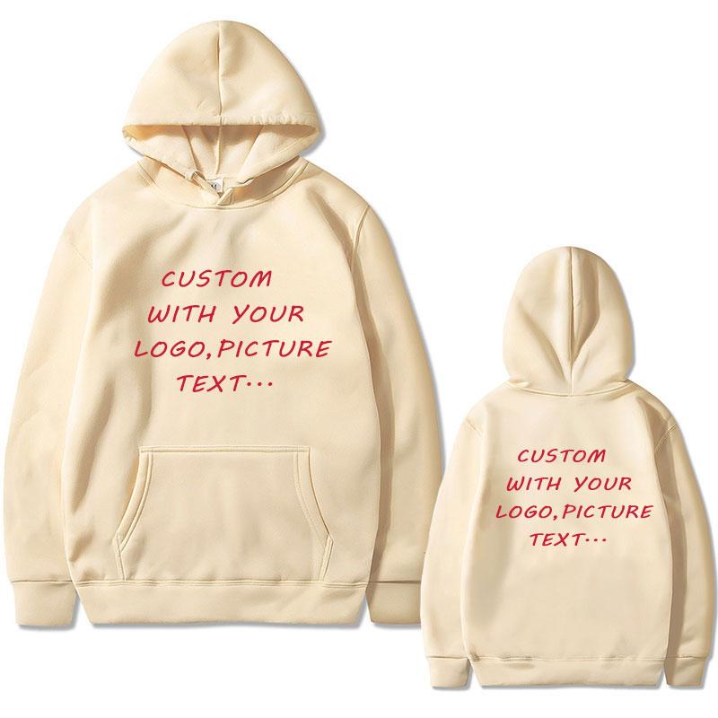 Custom Wtih Your Own Logo 06 Hoodie Men Women DIY  Casual Fleece Cotton Sweatshirt Kinds of Colors Oversized Hoody