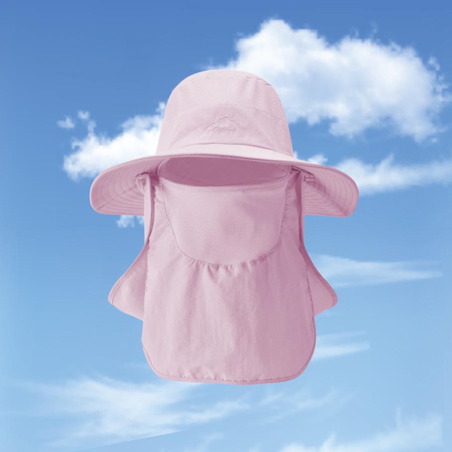 Pălărie de soare unisex cu uscare rapidă și protecție pentru față – Protecție respirabilă pentru exterior de vară pentru pescuit