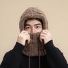 Warm Scarf Mask Integrated Hat Windproof Neck Warmer New Hooded Hat  for Outdoor Cycling Skiing