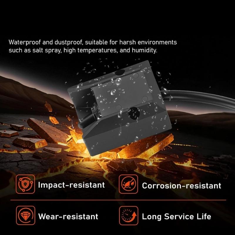 Plastic 12V 30A Push Pull Switches 264346-10 Replacement Pre Wired for Easy Installation In Cars Trucks & Marine Equipment