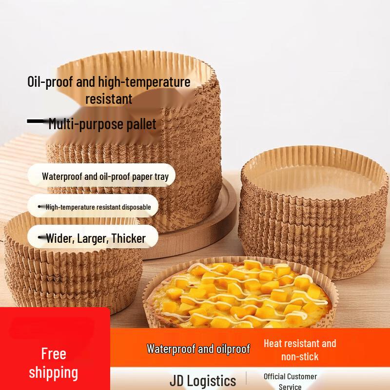 Gelaixue Round Disposable Baking & Serving Paper Plates
