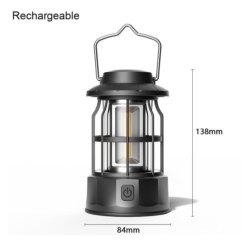 Lightweight To Carry Outdoor Activity Camping Light Rechargeable Led Table Lamp 1200mAh Tent Handheld Horse Classic Style Lantern Lighting Led Cam