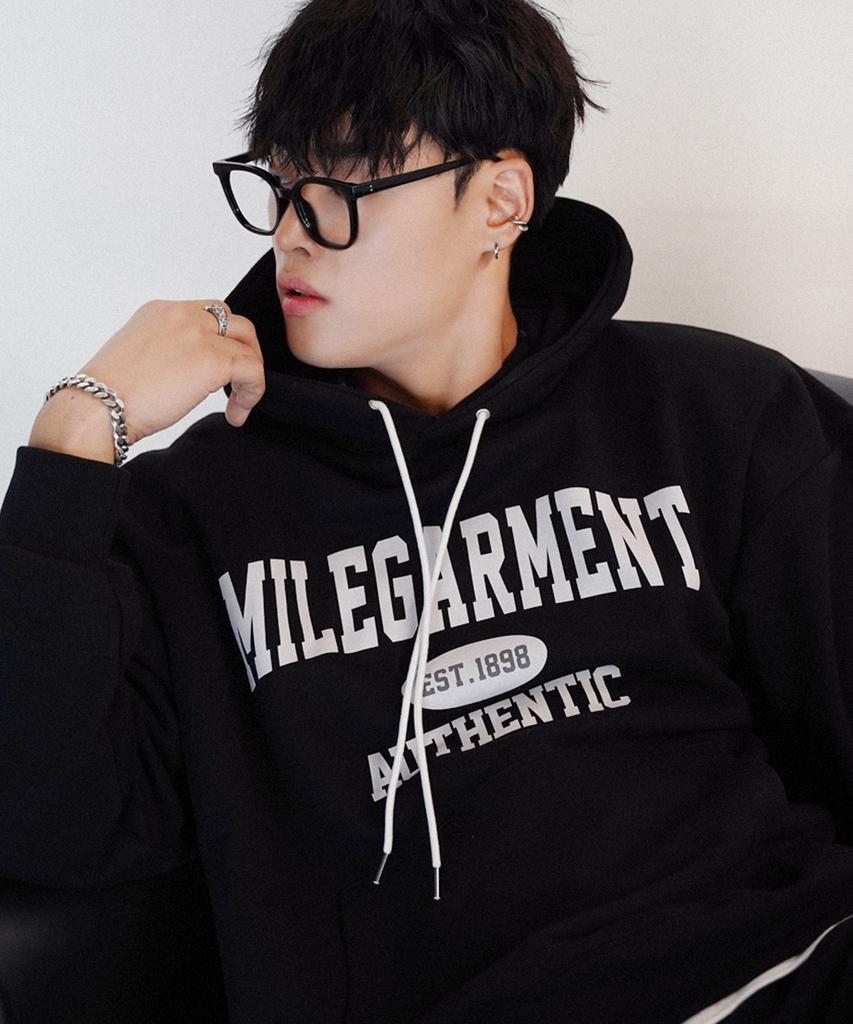 Mile Garments Sweat Hoodie [Black]