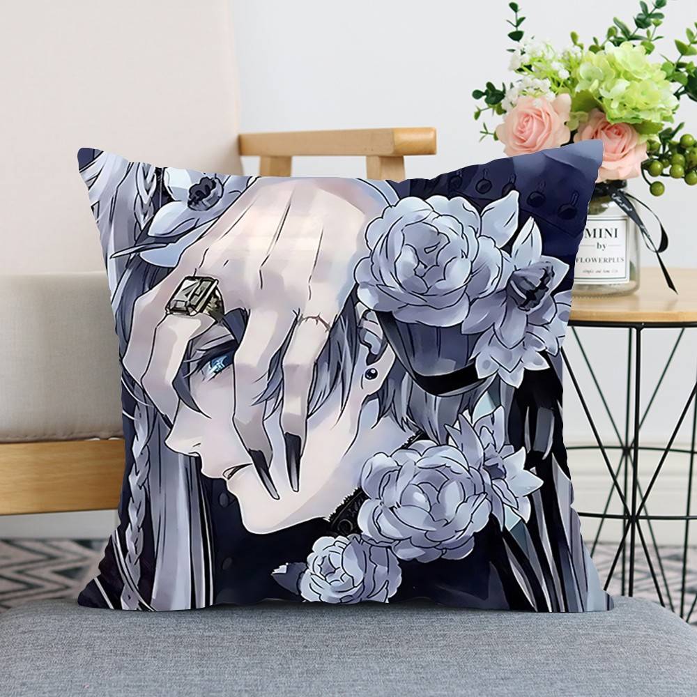 Amine BBlack Butler Throw Pillow Covers Pattern Cushion Cover Suitable For Sofa Bedroom Car Pillow Cover