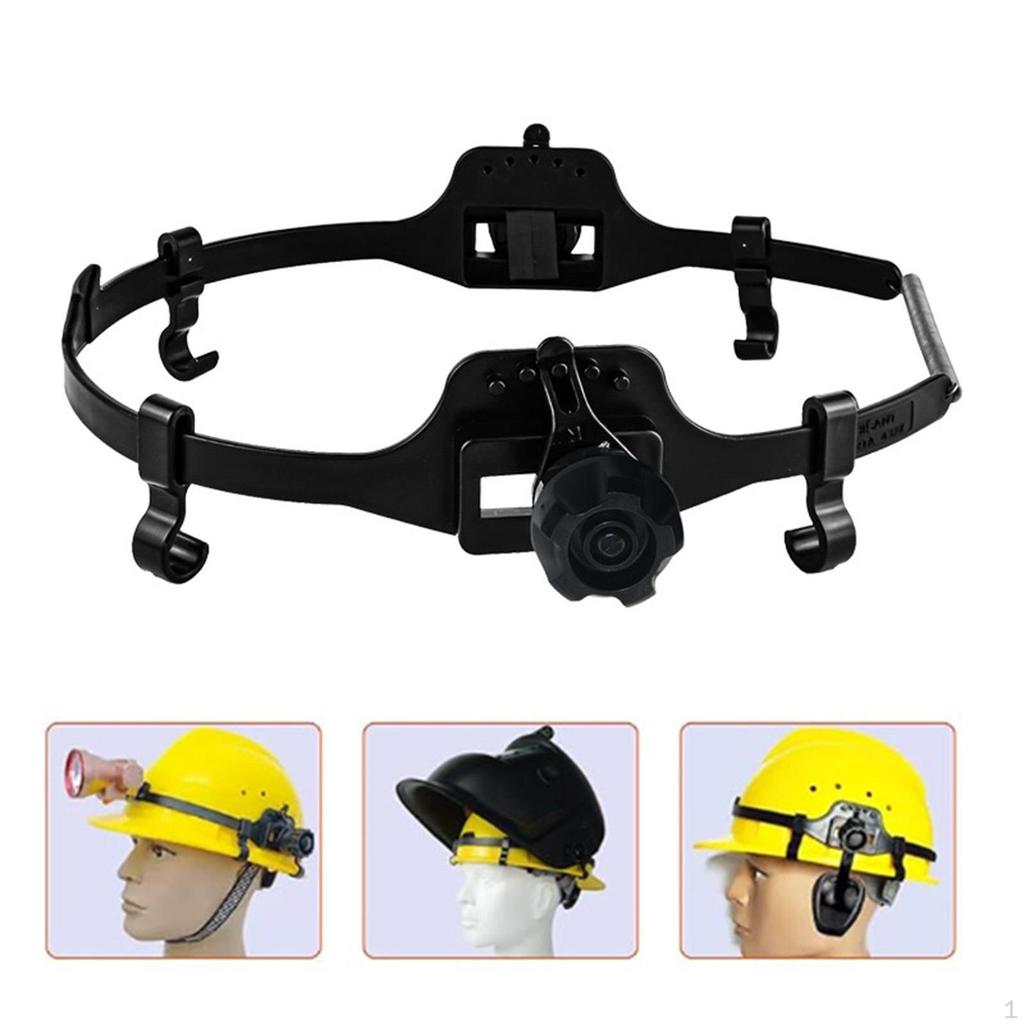 Cap Mount Adapter Speedyloop Helmet Mounting System with 4 Hook for Welding Caps Multifunctional Hat
