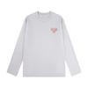 Women's 2025 American Style Pure Cotton Long-Sleeve T-Shirt: Loose Fit, Ideal for Autumn/Winter.