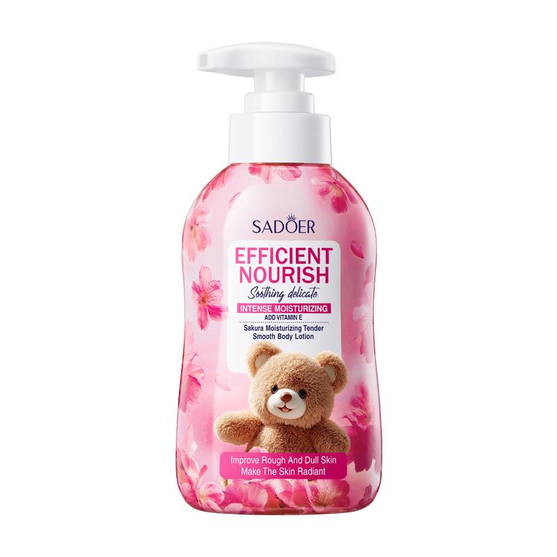 SADOER Cherry Blossom Moisturizing Body Lotion (260ml, Foreign Language Edition)