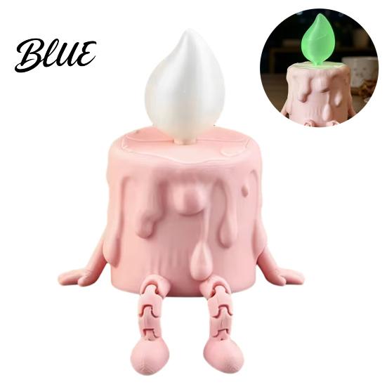 Lifelike Wax Liquid Texture Art Figure 3D Printing Ornament Dripping Candle Sculpture