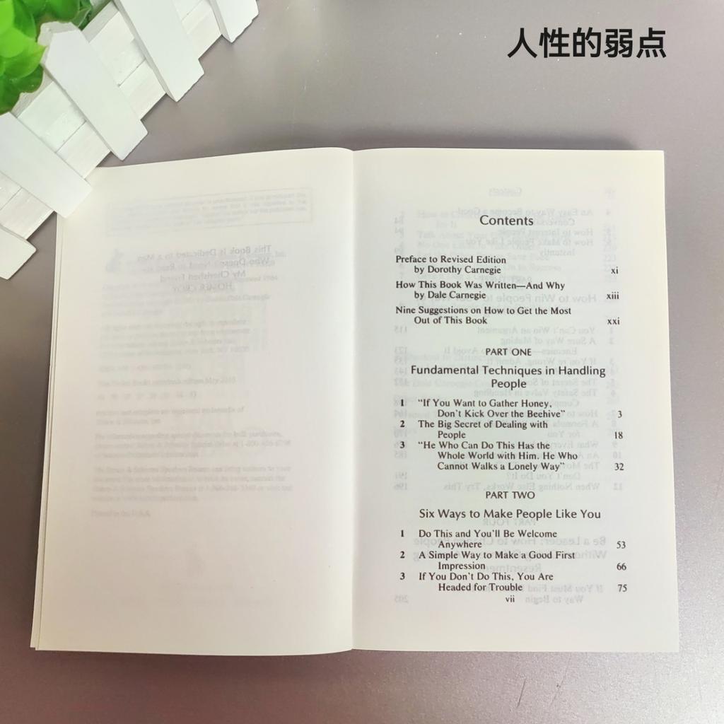 How To Win Friends & Influence People By Dale Carnegie Interpersonal Communication Skills Self-improvement Reading Book