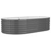 Raised Garden Bed Galvanized Steel 152 X 80 X 36 Cm Anthracite Grey