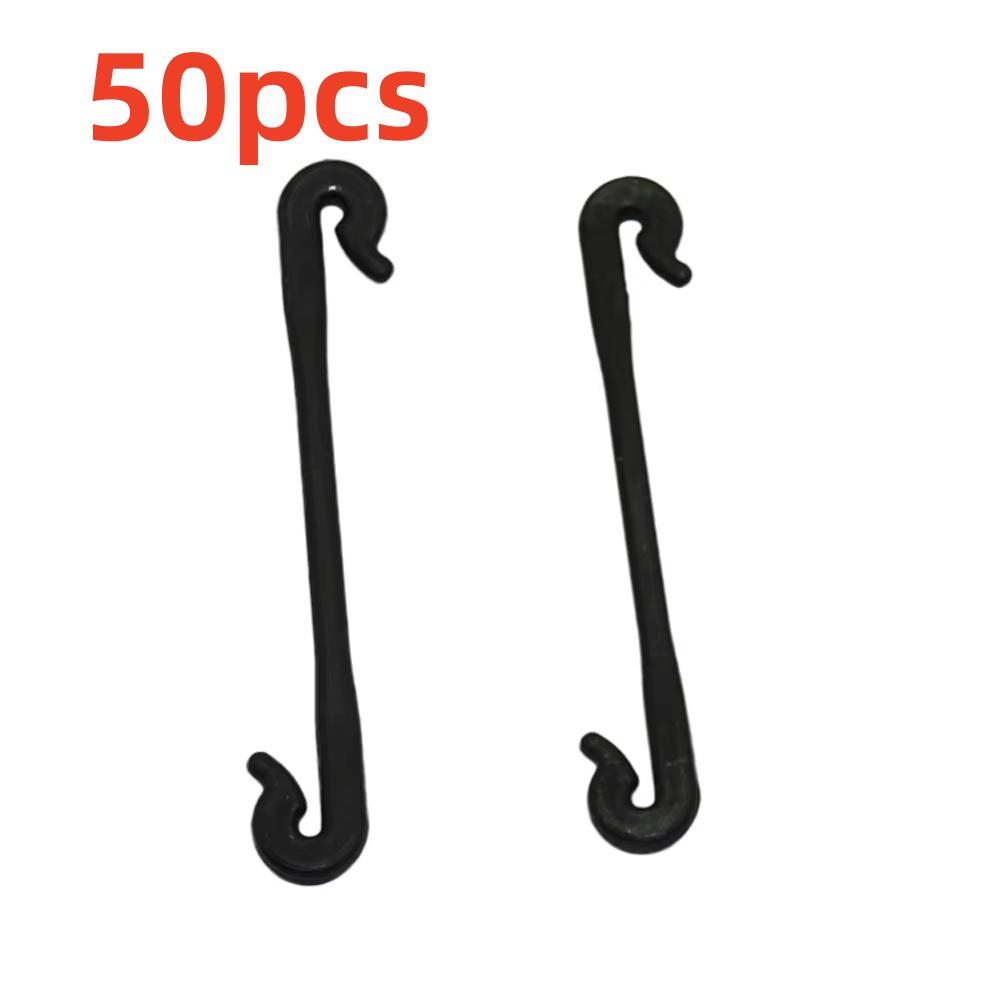 

50/100 шт. Зажимы для виноградной лозы Прочный пластиковый крепеж для растительных лоз Завязанная пряжка Крючок для помидоров и овощей Пластиковый крючок Садовые инструменты