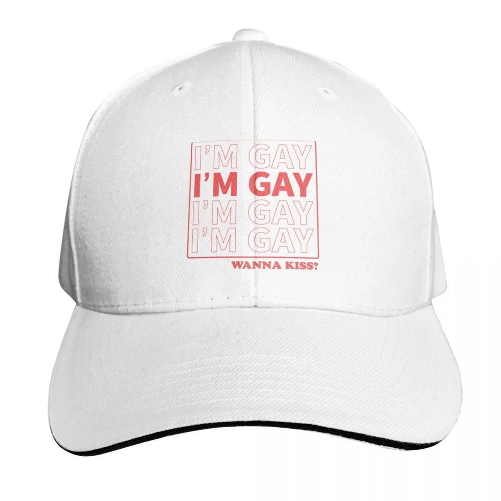 Im Gay Baseball Cap Winter hat Sun Hat For Children Vintage foam party Hat Womens Hats Unisexs