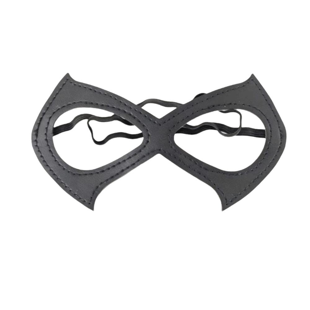 Handsome PU Leather Mask Masquerade Cosplay Mask Unisex Half Face Mask  Masquerade Ball Type A