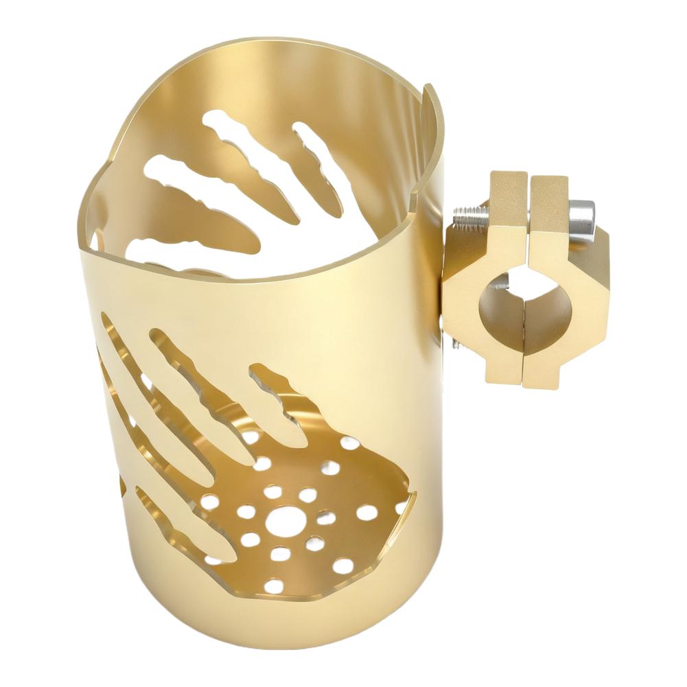 

Aluminum Alloy Beverage Holder for Motorcycle and E Bike Cup Rack Accessory for Riding in Red Silver Black Blue Gold