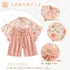 Baby Hakama Newborn Baby Kimono Hakama Hakama Japanese Style Formal Wear for First Meal Shrine First with Sizes 90 Size [Comfort U] Girl's Romper,