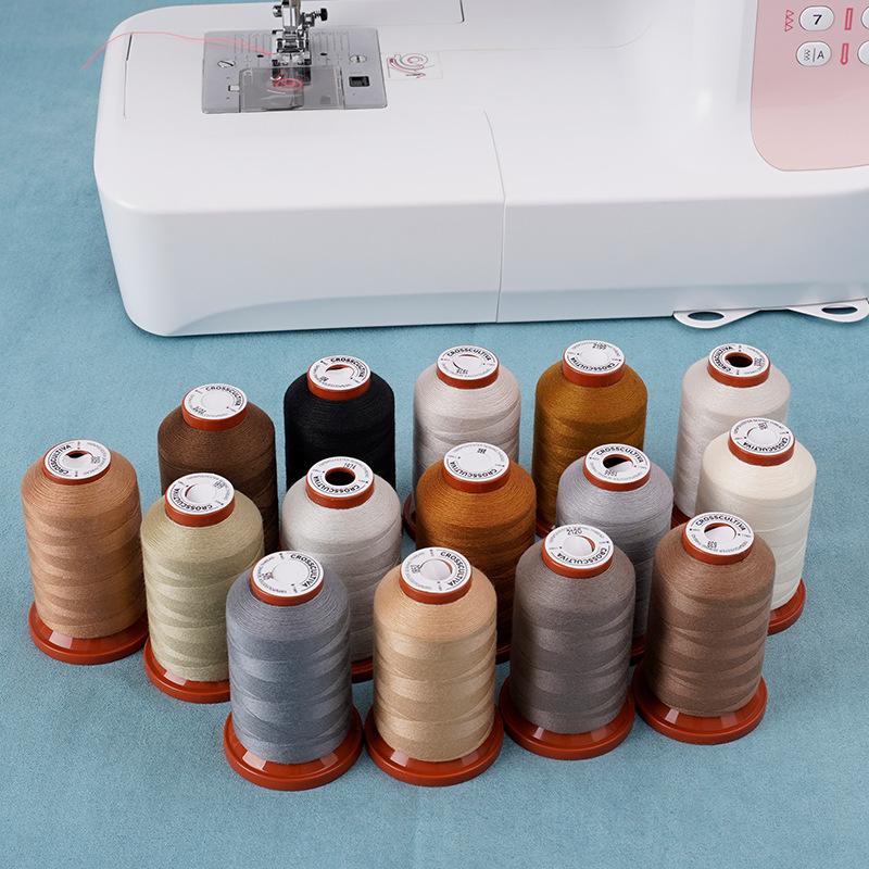 15-Color Household Sewing Thread Hand-sewn Small Thread Thin Thread Two-strand Set 1100 Yards High-speed Polyester Thread 402 Sewing Thread