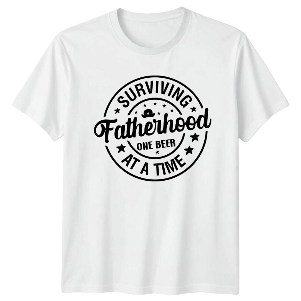 Surviving Fatherhood One Beer At A Time Dad Unisexs TShirt Gift S