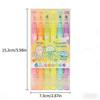 6Pcs Erasable Highlighter Pens Pastel Chisel Tip Colored Markers For School Textbook Notes Highlight Marker Pens