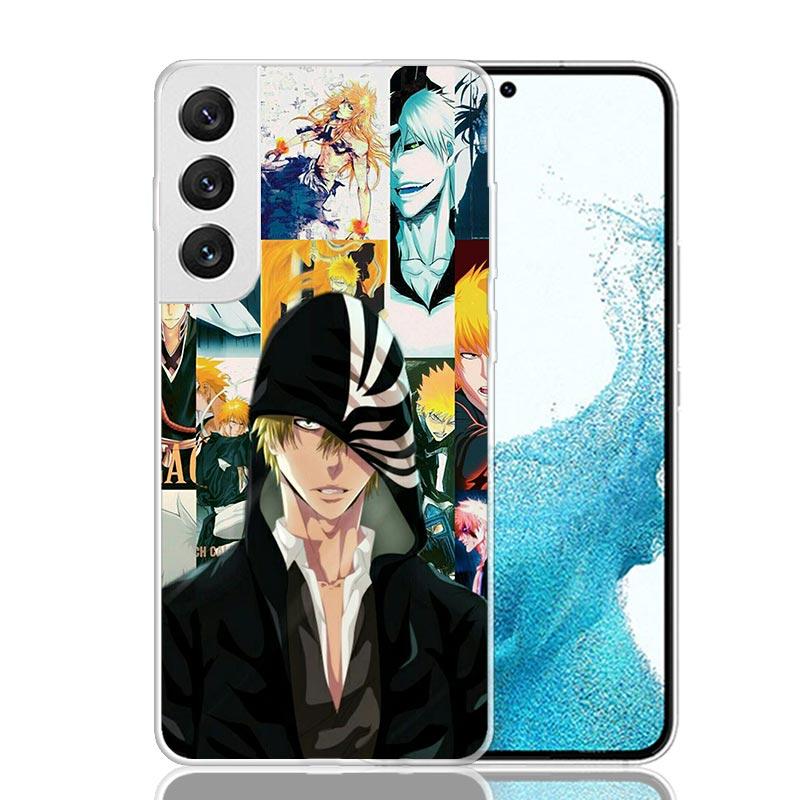 Ichigo Kenpachi Bleach Anime Phone Case For Samsung Galaxy S26 Ultra S23 S24 S25 Edge S20 FE S21 S22 Plus Soft Print Shell Cover