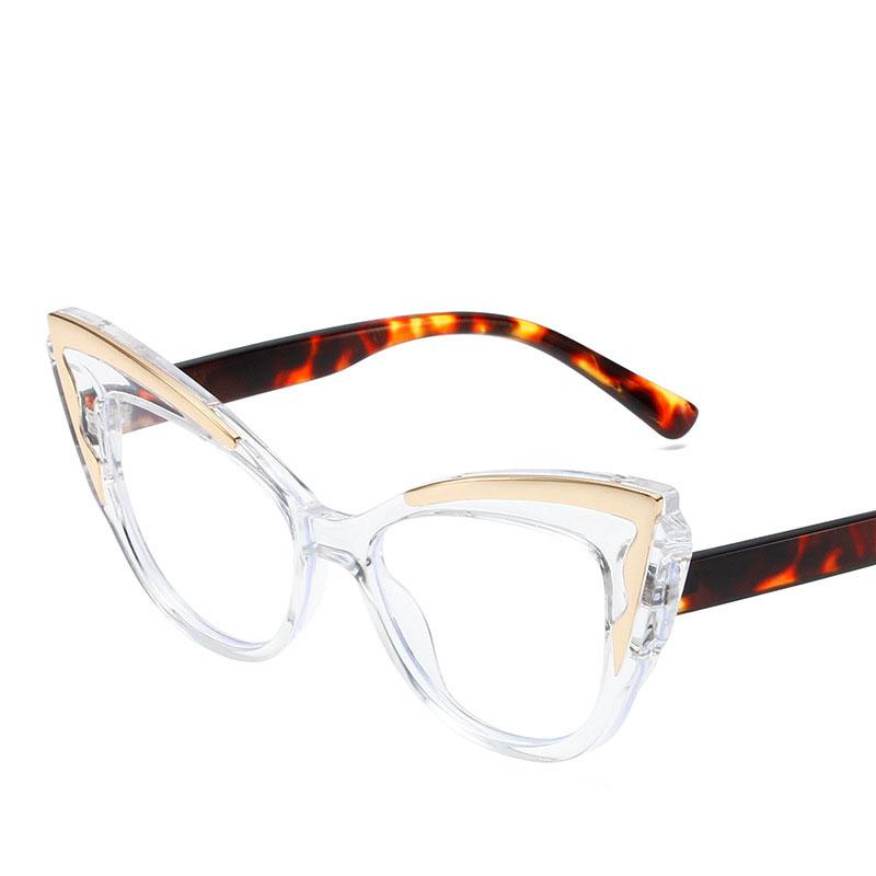Popular Vintage Anti Blue Light Optical Cat Eye Glasses Women Luxury Brand Designer Myopia Prescription Sexy Eyewear Frame