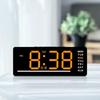 LED Clock Integrating Time Temperature And Date Display For Living Room Decoration USB Desktop Alarm Clock