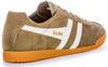Gola Harrier Suede Sneakers (CMA192) Khaki Green/white/black