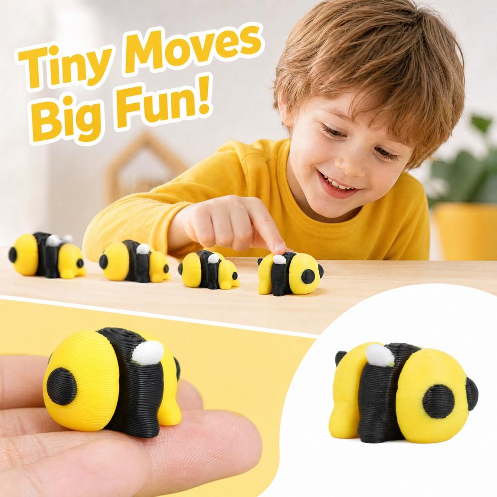 3D Printed Articulated Action Figure Creative Educational Toy for Kids