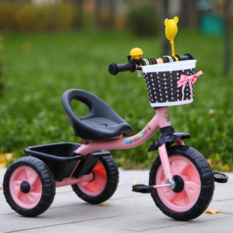 Lightweight Children's Pedal Car Stroller Tricycle for Ages 1-5