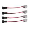 4pcs Fuel Injector Harness Adapter for DENSO Female to EV1 A Male Adapter Plug Replacement for Civci K20 K24