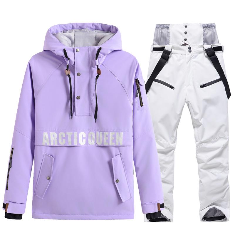 Couple s Winter Ski Suit Set: Warm, Thickened Korean Style Jacket & Pants for Men and Women L