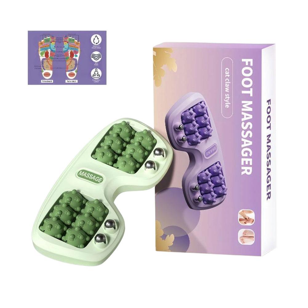 NEW Cat Paw Foot Roller Massager Foot Massage Magnetic Bead Roller Multi-Point Foot Massage Foot Therapy Rubbing Foot Massager