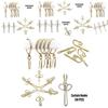 50 Pack Metal Curtain Hooks Durable And Versatile Curtain Accessories