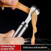 Ergonomic Design Stainless Steel Oyster Knife with Peeler for Kitchen Efficiency