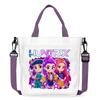 Anime Cartoon Print Student Go Out Portable Handbag Large Capacity Casual Canvas Bag