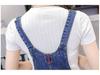 Damen-Denim-Latzhose im koreanischen Stil, elastisch, figurbetonter Skinny Fit, vielseitiger Jumpsuit für Frühling und Herbst 2026