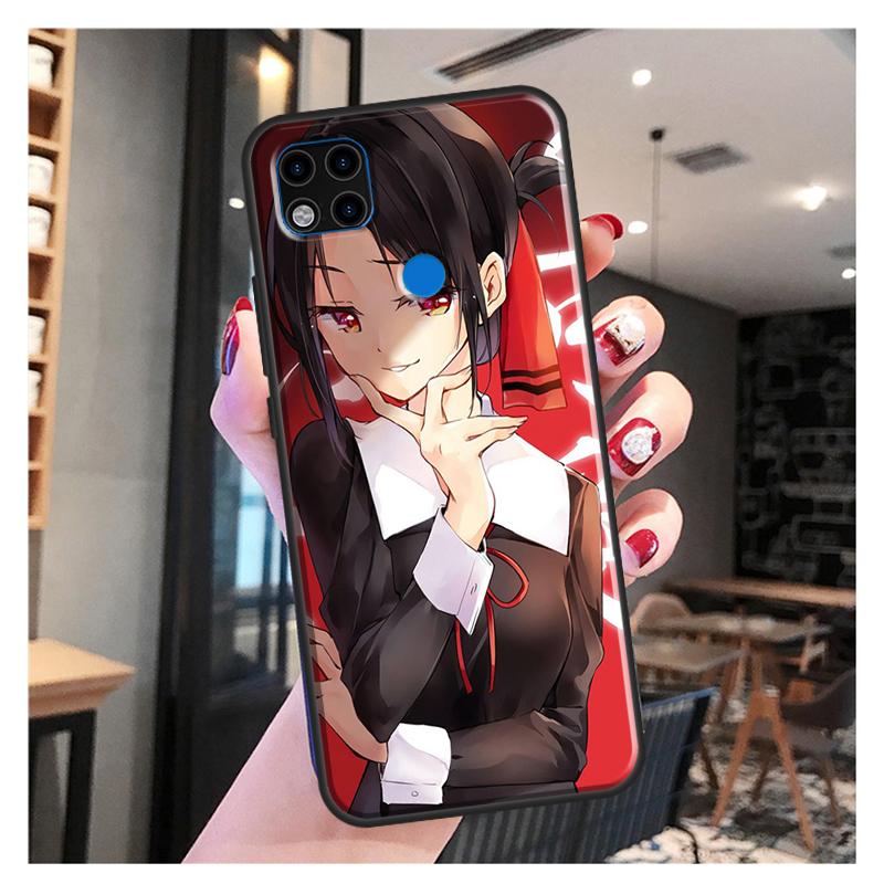 Anime Kaguya Sama Case For Xiaomi Redmi Note 10 Pro Note 9 Pro Note 11 Pro 8T 9S 10S 10 9A 9T 9C Cover Case
