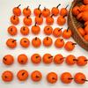 48Pcs 25mm Small Simulated Pumpkins Autumn Harvest Festival Decoration For Halloween Wedding Thanksgiving Decoration
