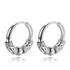 Klassische Herren Edelstahl Creolen für Damen Hip Hop Ohrring für Herren Jungenohrringe Punk Gothic Ohrstecker Schmuck Party Geschenk