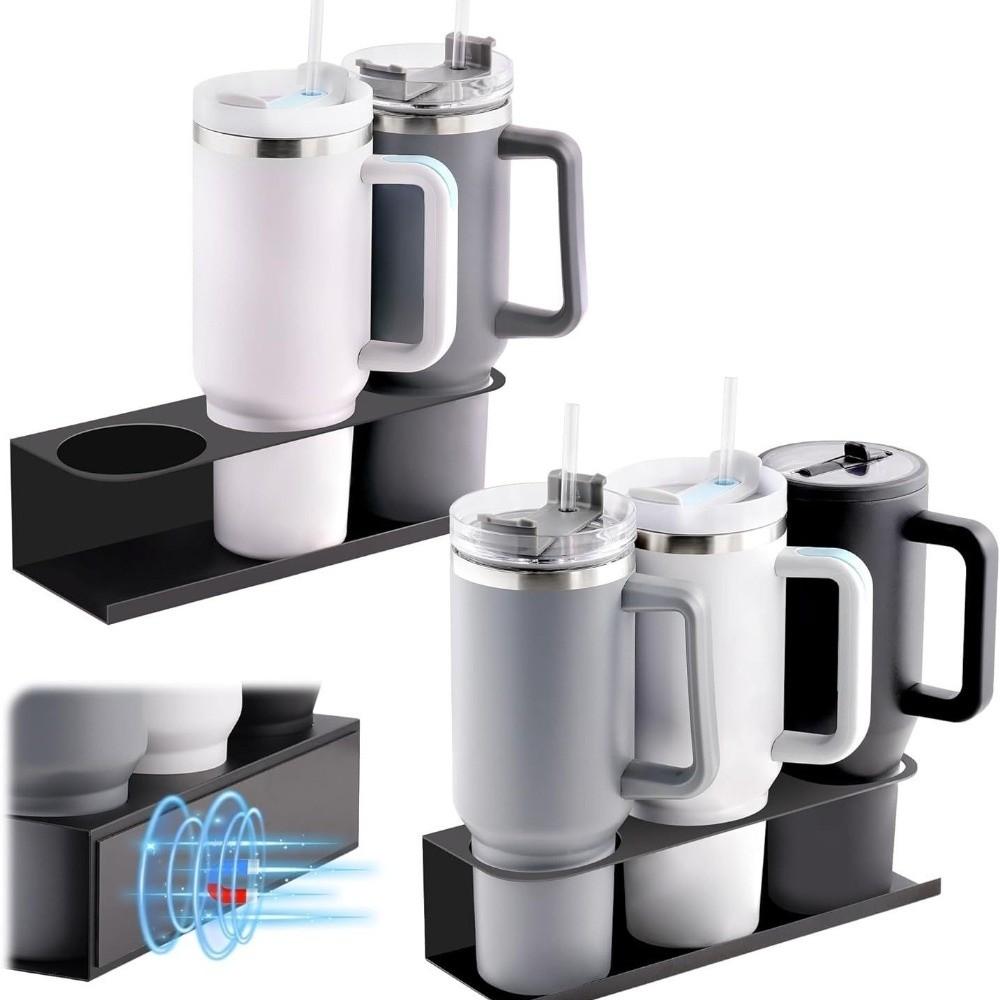 Magnetic Tumbler Cup Holder Metal Fridge Cup Rack New Water Bottle Organizer  Home Use