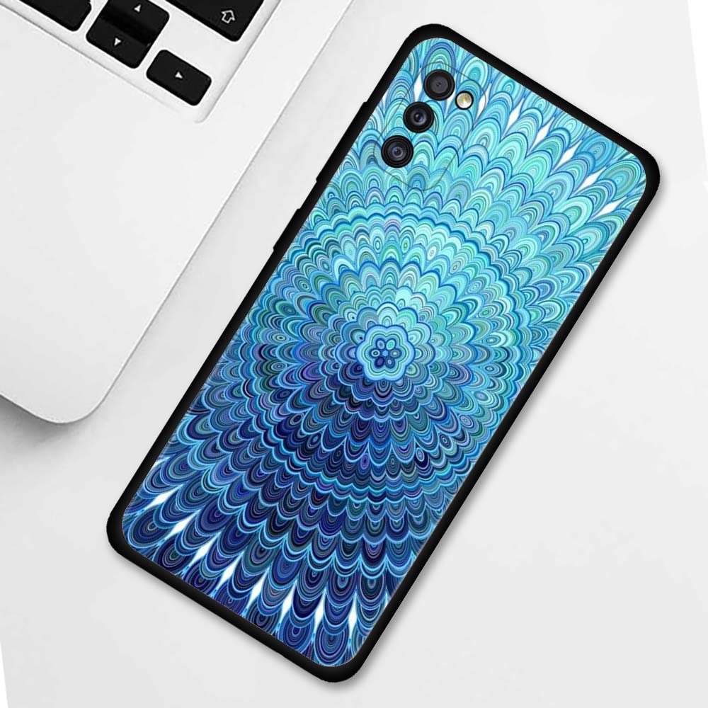 Mandala Chakra Yoga Shell For Samsung Galaxy A71 A52 A51 A91 A72 A42 A41 A32 A31 A21s A21 A12 A11 A02s Cover Soft Case TPU Caso