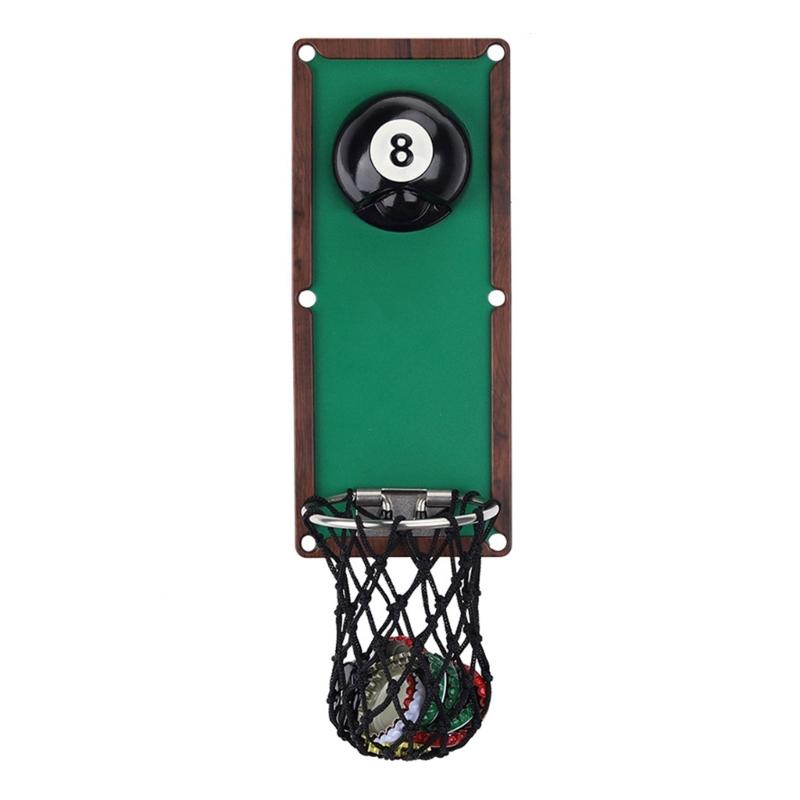 Innovativt kylskåpsmagnet med inbyggd kapsylöppnare, basketbollform, stark magnetisk fästning för kök eller barområde