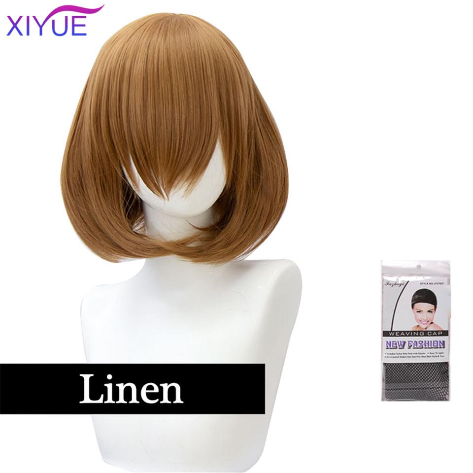 Perucă sintetică zilnică cu val mediu violet Umbre pentru femei negre albe Cosplay din fibre naturale păr fals rezistent la căldură peruci ondulate