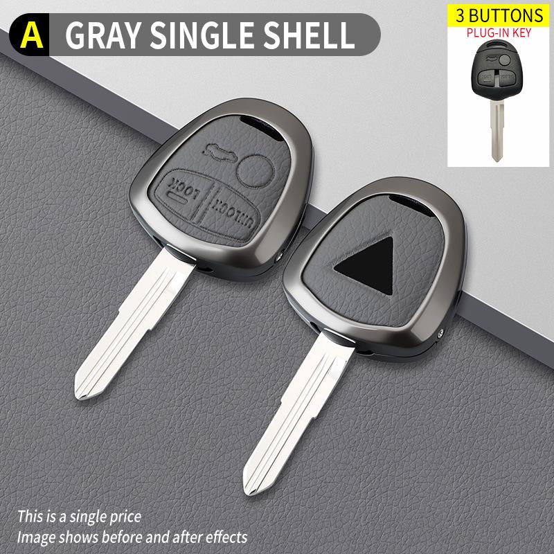 Mitsubishi Straight Key Holder - Elephant Grey OPP Bag