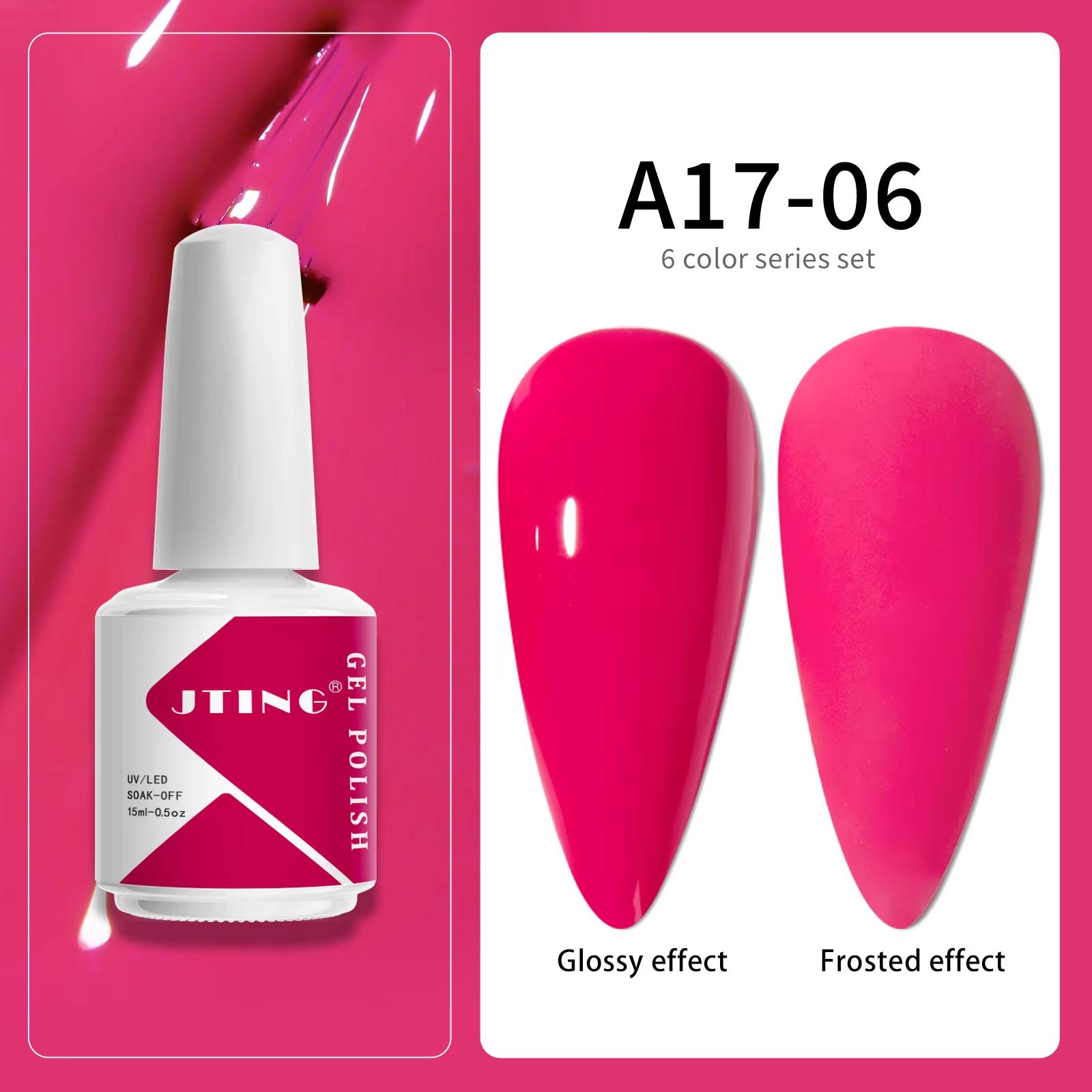 

JTING Салон Ногтей Профессиональные Продукты Бутылочка Лака для Ногтей УФ Светодиодный Гель Лак для Ногтей 15мл 6 Цветов OEM Частная Марка