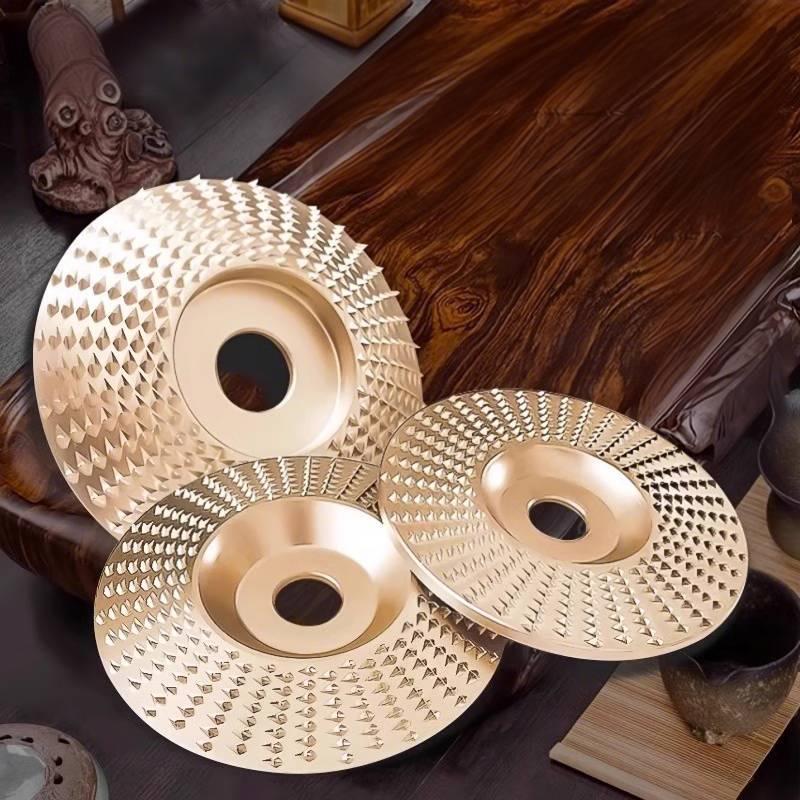 3Pcs Woodworking Grinding Disc Set For Electric Grinder Wood Cutting Engraving Polishing Tool Kit