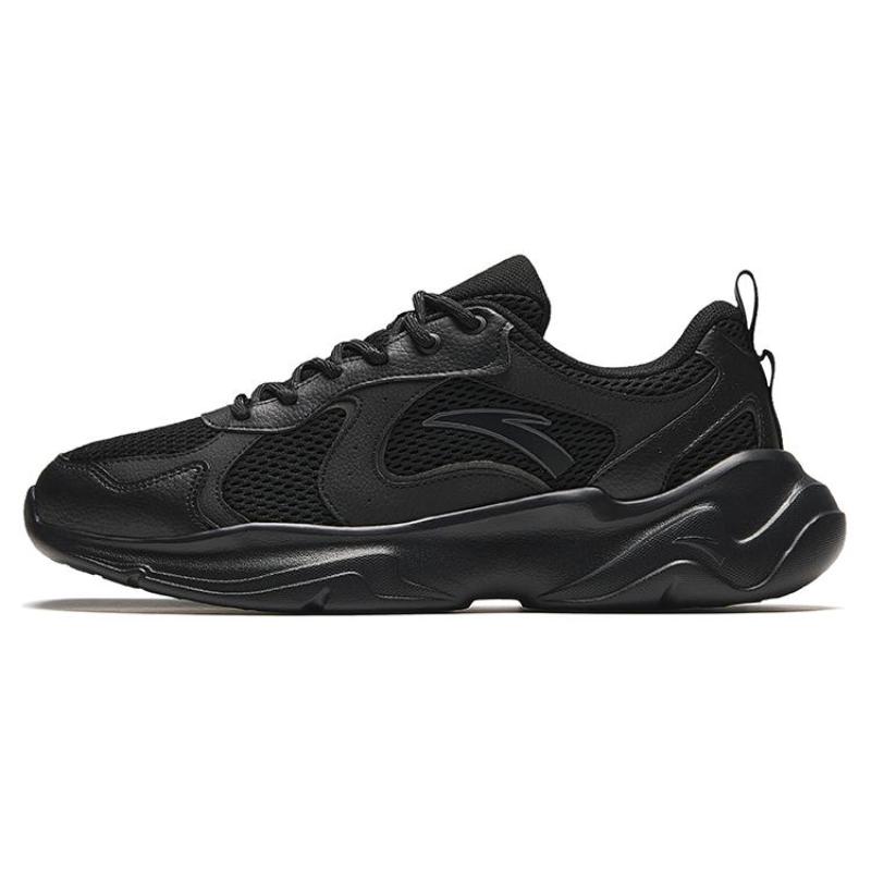 

Anta Wear-Resistant Low-Top Casual Shoes Men s Black Sneakers 912428810-5 40 чорний